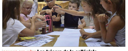 Le Dauphiné Libéré, 16 août 2018 : Les trésors de la collégiale Saint-Barnard se dévoilent aux enfants